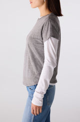 Forever Tee in Heather Grey - The Shoe Hive