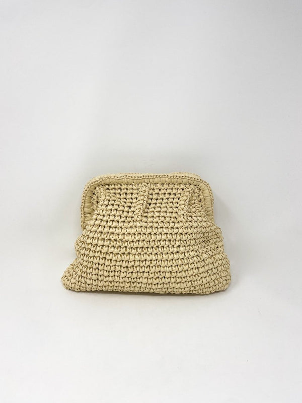 Frame Clutch in Natural - The Shoe Hive