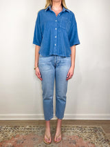 Francis Knit Shirt in Oceanic - The Shoe Hive
