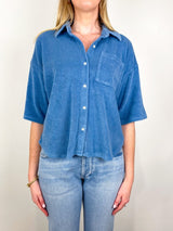 Francis Knit Shirt in Oceanic - The Shoe Hive