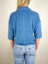 Francis Knit Shirt in Oceanic - The Shoe Hive