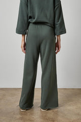 Full Length Terry Pant in Mineral - The Shoe Hive