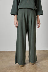 Full Length Terry Pant in Mineral - The Shoe Hive