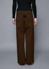 Galaxy Semi-Wide Trousers in Caramel - The Shoe Hive
