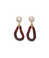 Galina Earrings in Sangria - The Shoe Hive