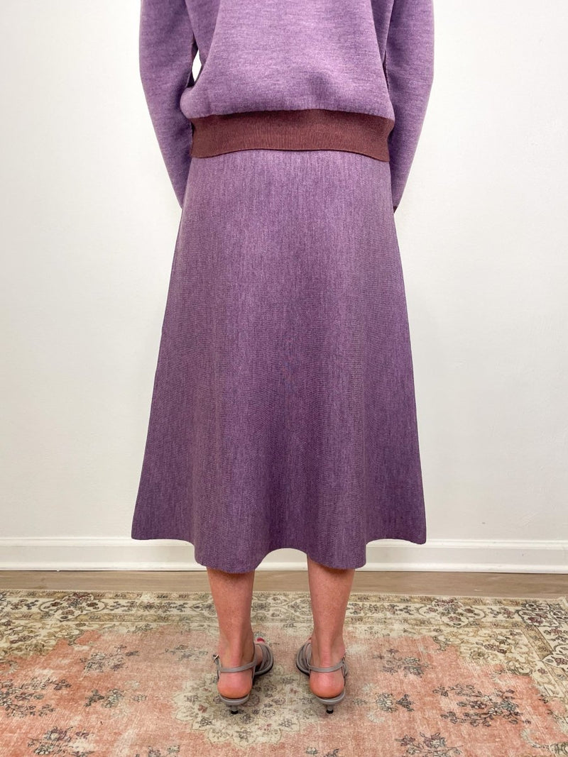 Gershwin Skirt in Prune/Plum - The Shoe Hive