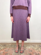 Gershwin Skirt in Prune/Plum - The Shoe Hive