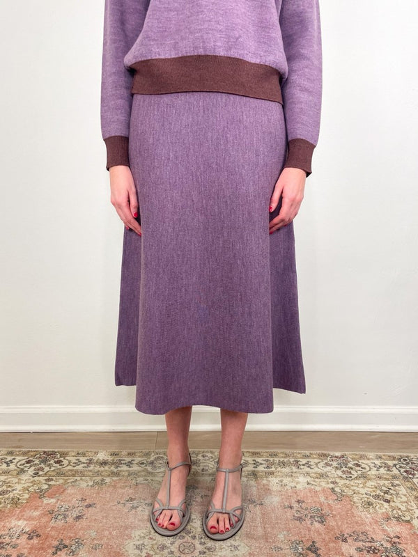 Gershwin Skirt in Prune/Plum - The Shoe Hive