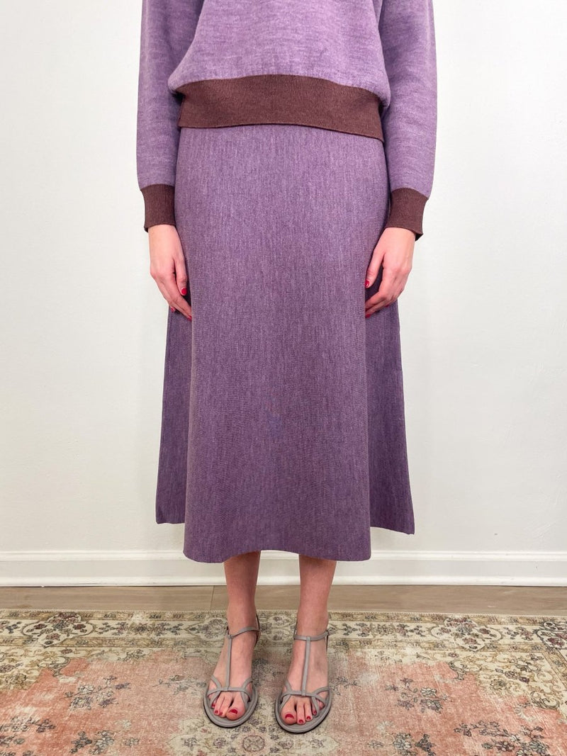 Gershwin Skirt in Prune/Plum - The Shoe Hive