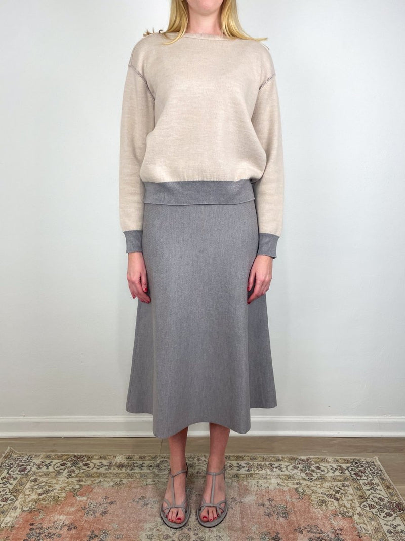Gershwin Skirt in Taupe/Sand - The Shoe Hive