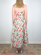 Gigi Dress in Pistachio Multi - The Shoe Hive