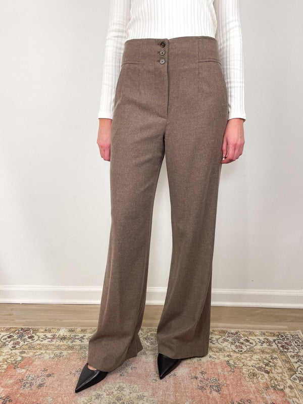Giovanna Pant in Lichen Melange - The Shoe Hive