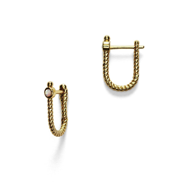 Golden Rope Earring - The Shoe Hive