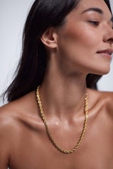 Golden Rope Necklace - The Shoe Hive