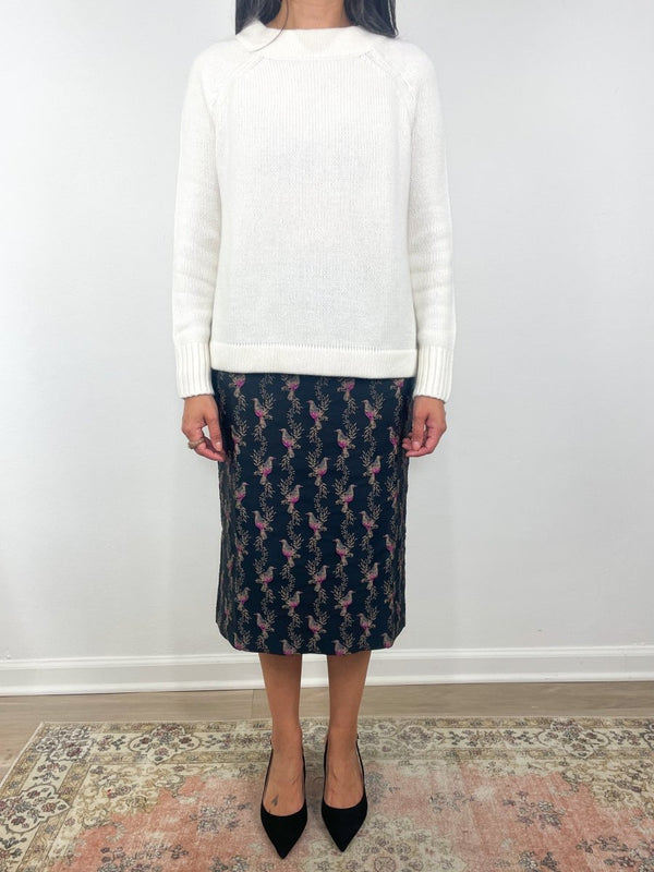 Golightly Sweater in Ivory Cashmere - The Shoe Hive