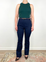 Gracie Pant w/Belt in Midnight Wash - The Shoe Hive