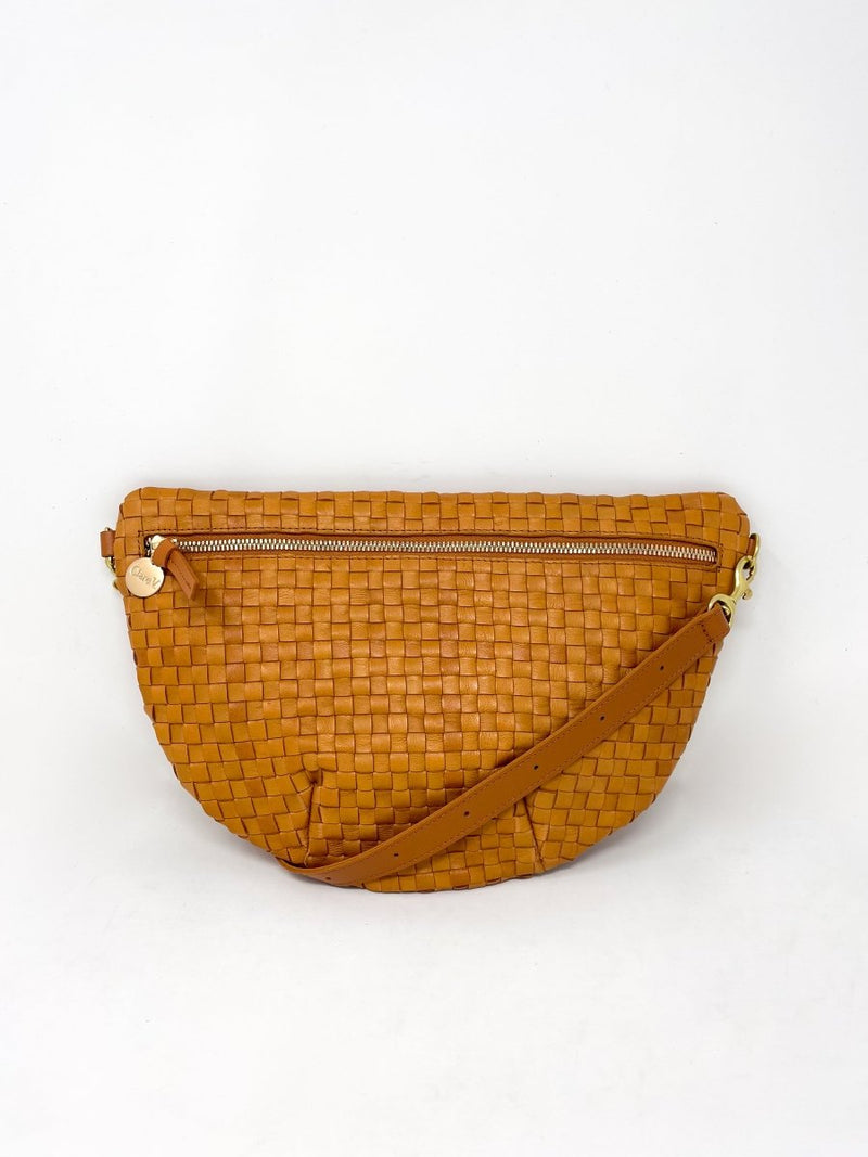 Grande Fanny in Natural Woven Checker - The Shoe Hive