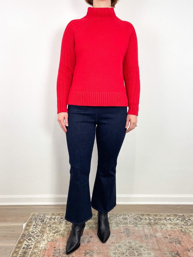 Hadley Sweater in Red Sail Cotton - The Shoe Hive