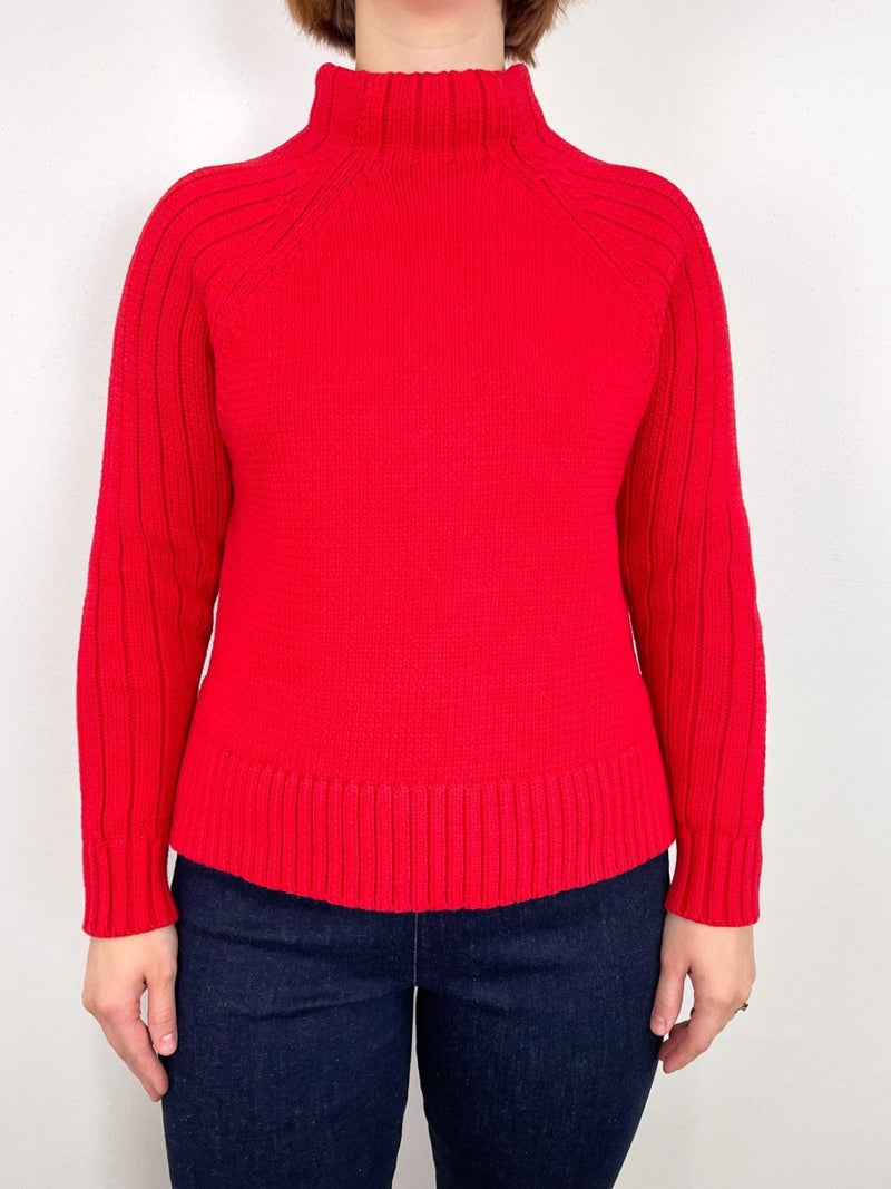 Hadley Sweater in Red Sail Cotton - The Shoe Hive