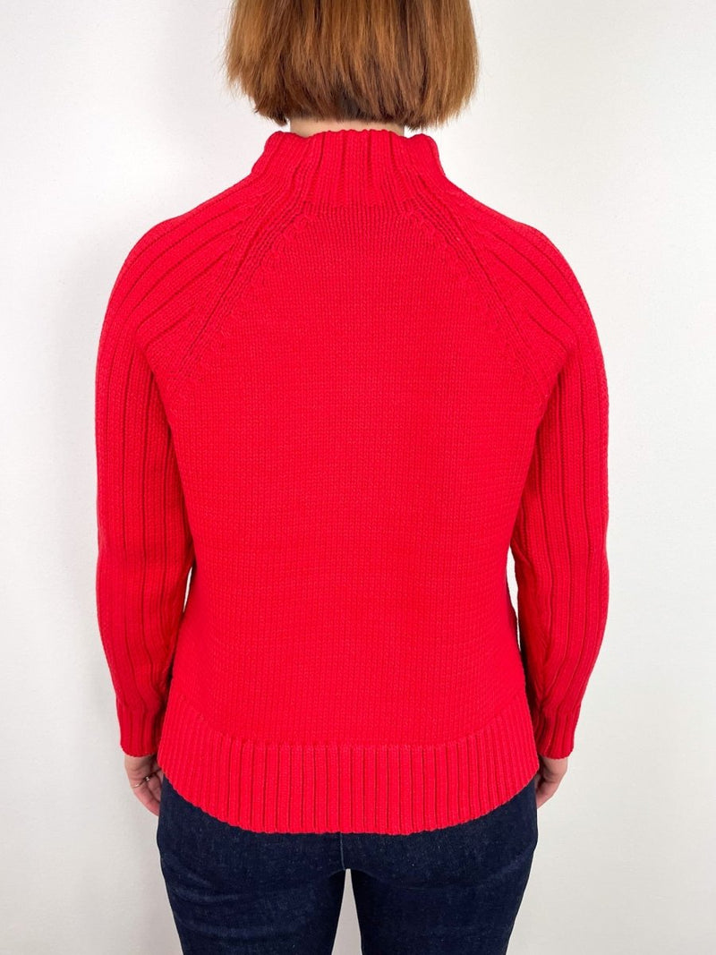 Hadley Sweater in Red Sail Cotton - The Shoe Hive