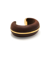 Halo Cuff in Acacia Wood - The Shoe Hive