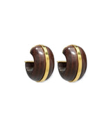 Halo Hoops in Acacia Wood - The Shoe Hive
