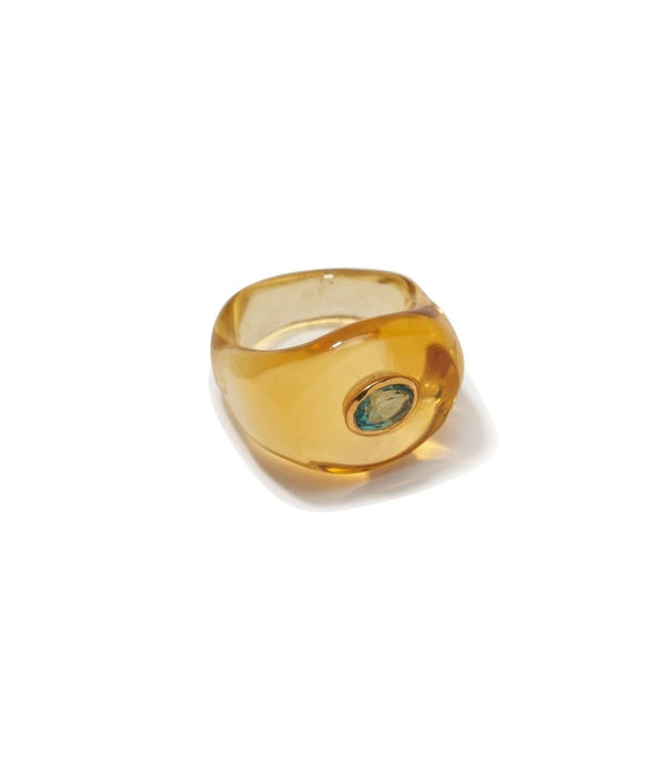 Halo Ring in Honey Yellow - The Shoe Hive