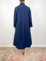Hankerchief Midi Jennys Gown in Midnight - The Shoe Hive
