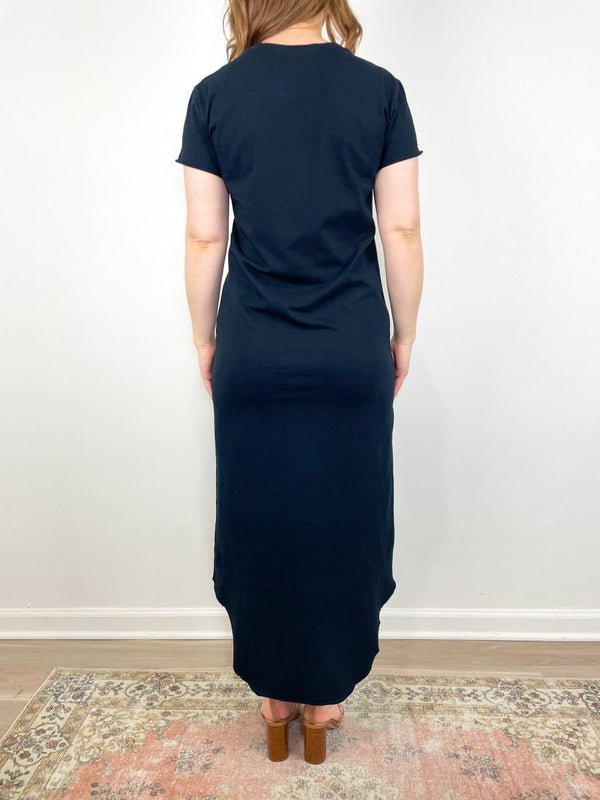 Harper Perfect Tee Maxi Dress in British Royal Navy - The Shoe Hive