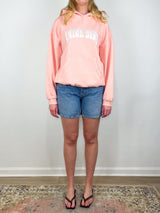 Harvey Sweatshirt in Coral Pink - The Shoe Hive