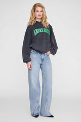 Harvey Sweatshirt in Washed Black - The Shoe Hive