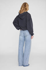 Harvey Sweatshirt in Washed Black - The Shoe Hive