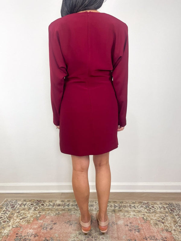 Haven Dress in Cabernet Burgundy - The Shoe Hive