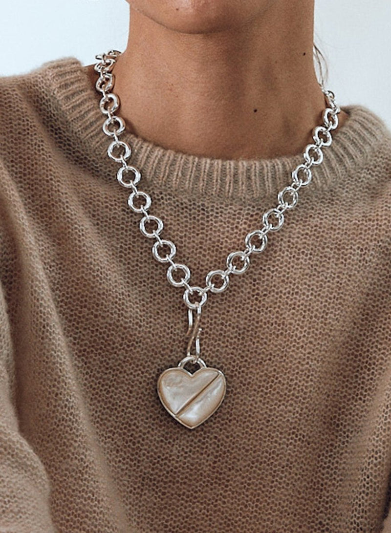 Heart Pendant in Silver - The Shoe Hive