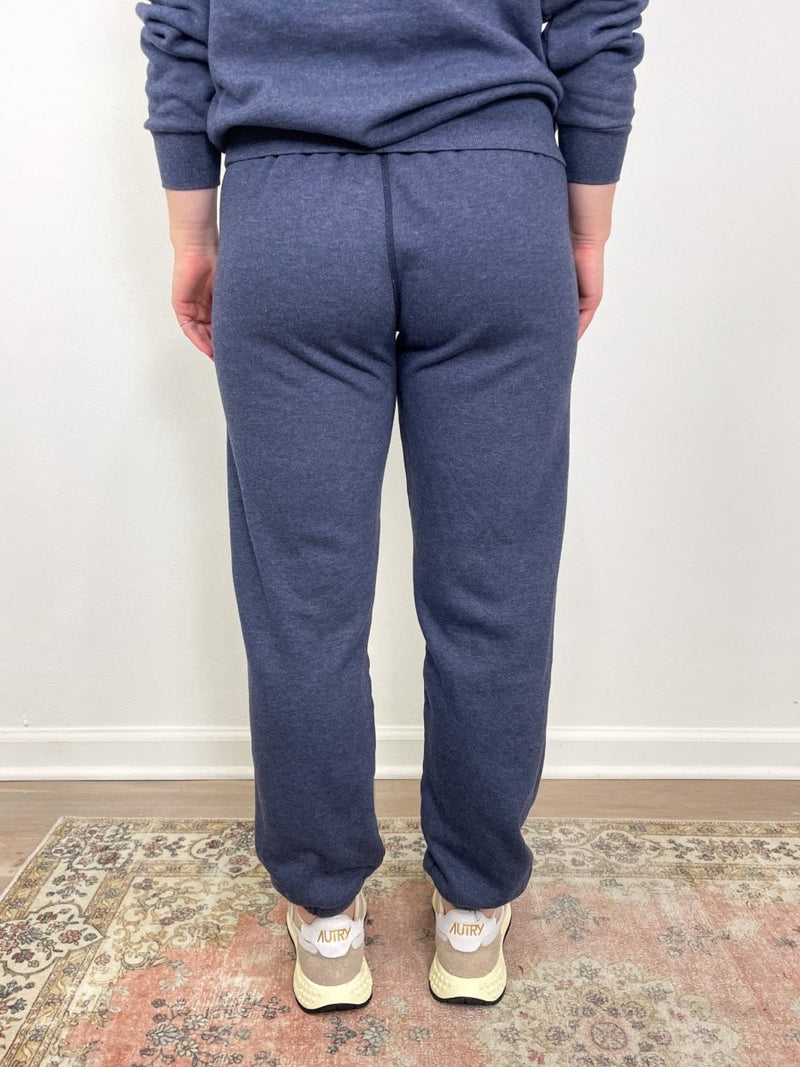 Heart Sweatpants in Navy - The Shoe Hive