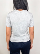 His Tee in Light Heather Grey - The Shoe Hive