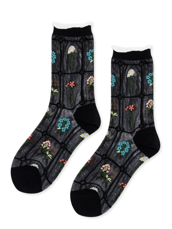 Horticulture Sheer Crews in Black - The Shoe Hive