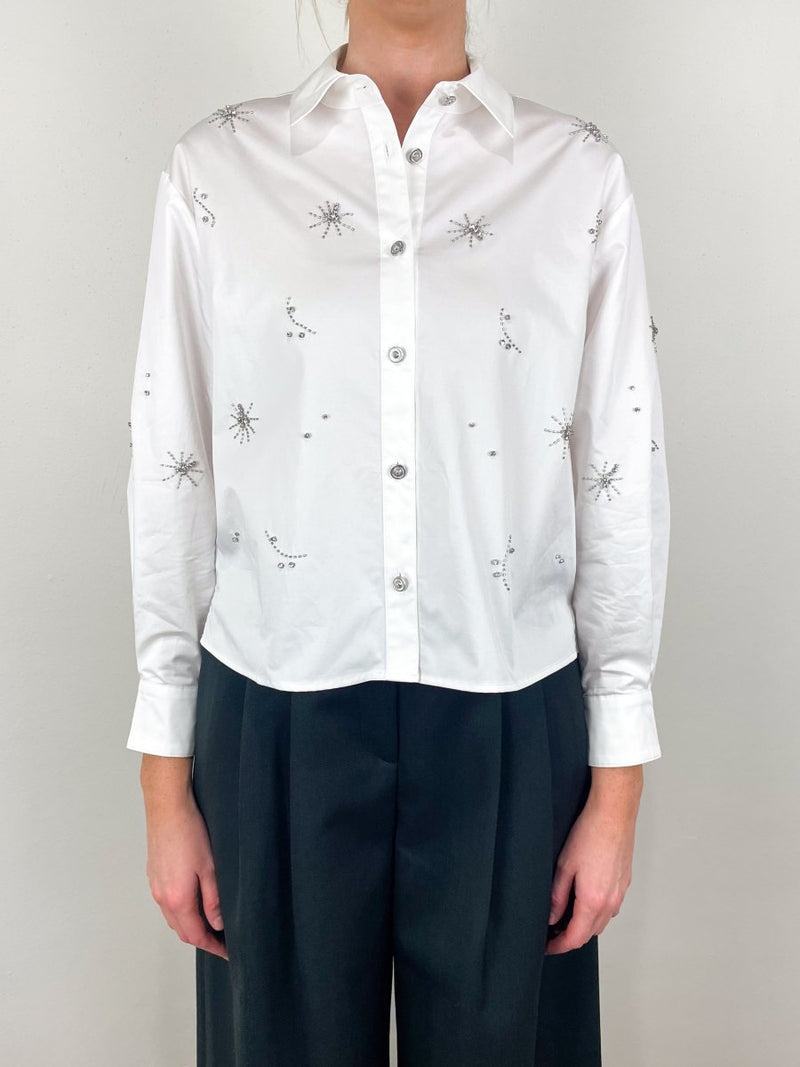 Hudson Shirt in Bright White - The Shoe Hive