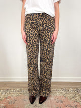 Hugh Jean in Black and Brown Leopard - The Shoe Hive