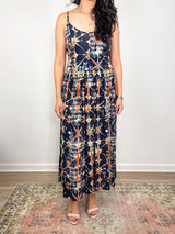 Idalia Fitted Midi Dress in Phoenix - The Shoe Hive