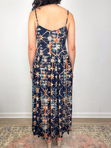 Idalia Fitted Midi Dress in Phoenix - The Shoe Hive