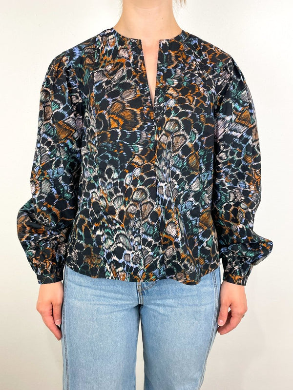 IIara Blouse in Starling - The Shoe Hive