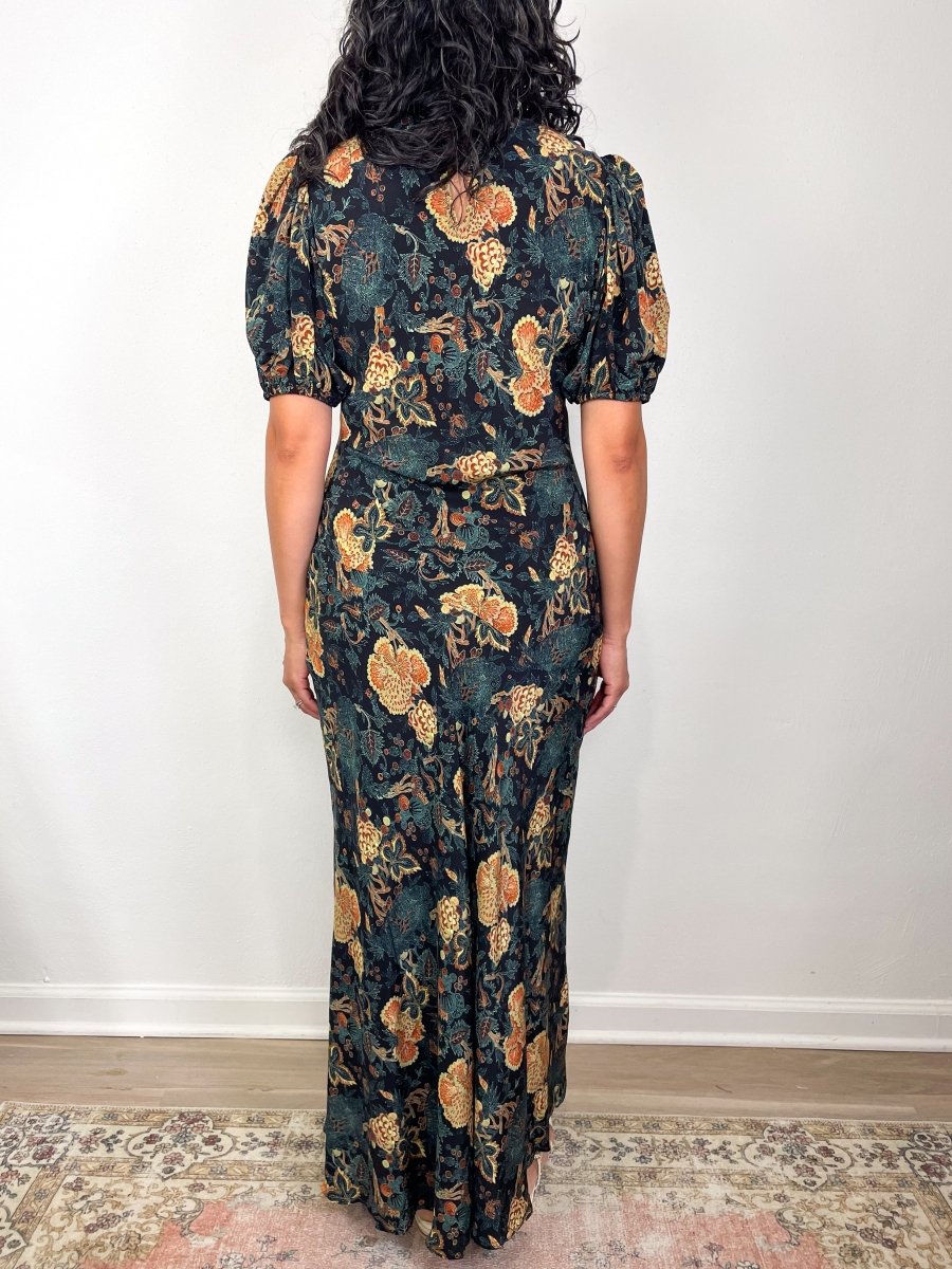 *Ulla Johnson* プリントジャージーワンピース ドレス Ulla Johnson* プリントジャージーワンピース ドレス
