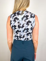 Ines SL Jersey Top in Ciel - The Shoe Hive