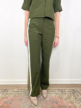 Isabelle Pant in Military - The Shoe Hive