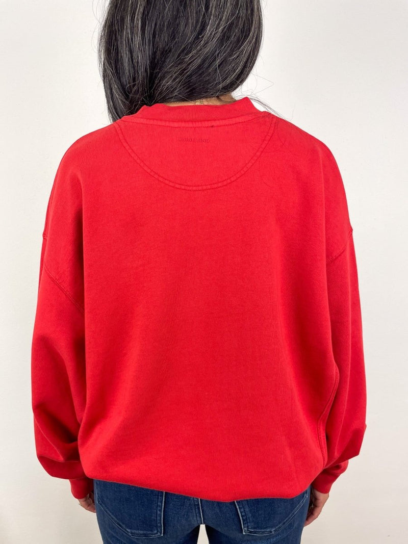 Jaci Sweatshirt Anine Bing in Red - The Shoe Hive