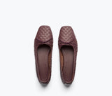 Jada in Cranberry Woven Calf - The Shoe Hive