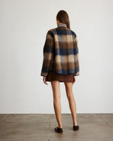 Janet Jacket in Milk/Camel Multi - The Shoe Hive