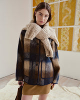 Janet Jacket in Milk/Camel Multi - The Shoe Hive