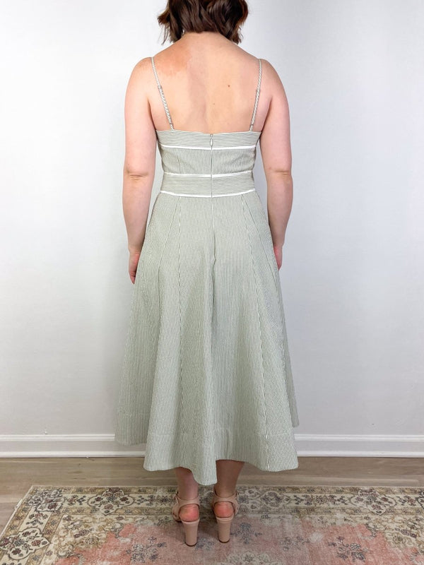Janis Dress in Lime/Dove - The Shoe Hive